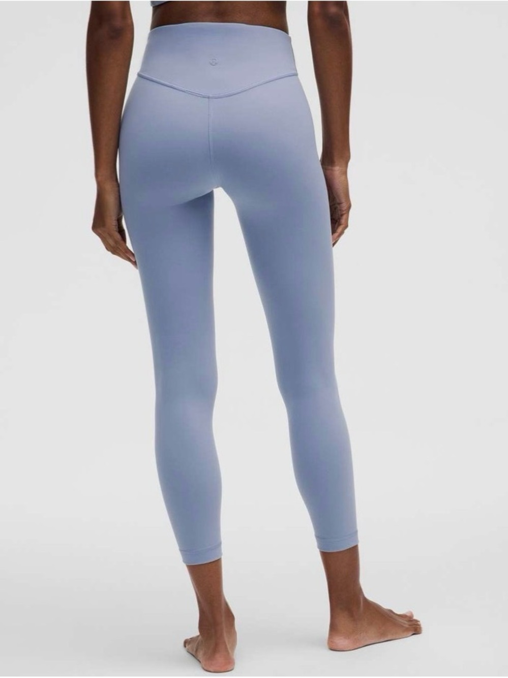 Lululemon Wunder Under Everlux High-Rise Tight 25" size 6 blue willow